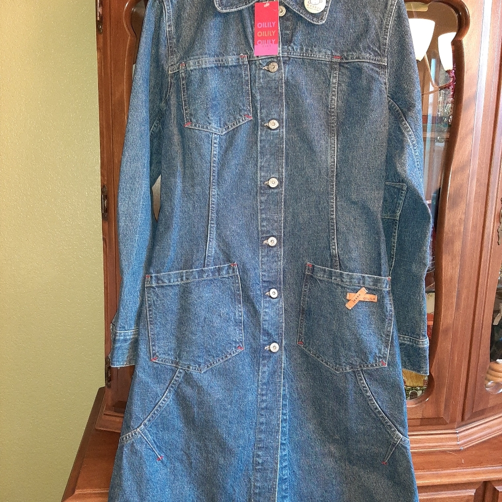 Women's Long Jean Jacket